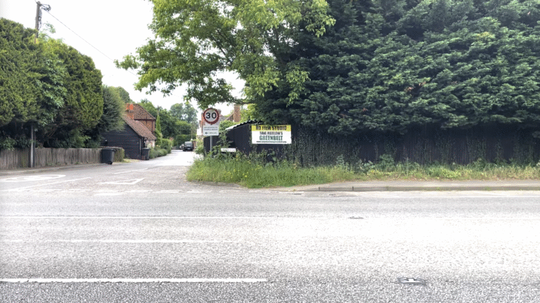 Little Marlow No Studio sign